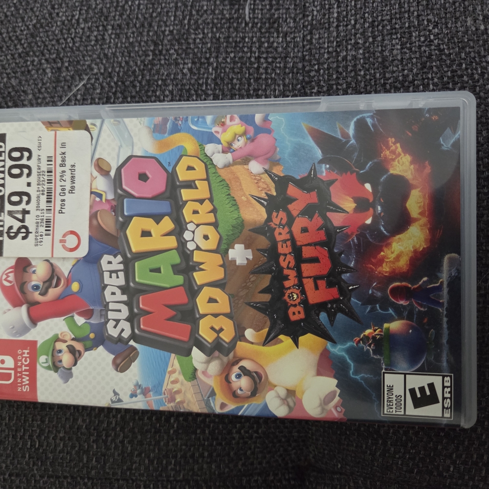 Nintendo Switch Super Mario 3D World + Bowser's Fury Game